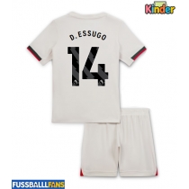 Chelsea Dario Essugo #14 Auswärts Trikotsatz Kinder 2025-26 Kurzarm (+ Kurze Hosen)